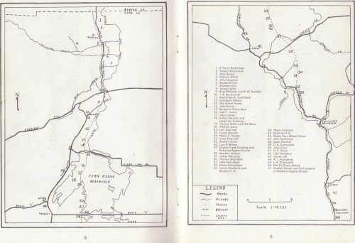 Inman Old Trail Map